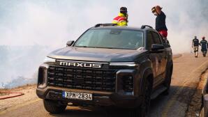 Maxus T60 Max: Στον αγώνα κατά της φωτιάς στο Πόρτο Γερμενό