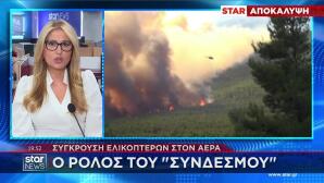 Ο ρόλος του συνδέσμου στο πυροσβεστικό ελικόπτερο