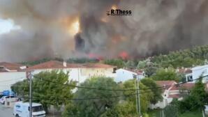Φωτιά Στη Σίβηρη Χαλκιδικής
