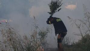 Φωτιά στον Σολομό Κορινθίας, σηκώθηκαν δύο εναέρια μέσα