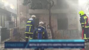 Θεσσαλονίκη: Φωτιά σε εγκαταλελειμμένο κτίριο στο κέντρο
