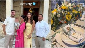 Δώρα Παντέλη - Τζον Μεραμβελιωτάκης: Βάπτισαν τον γιο τους στην Πάρο