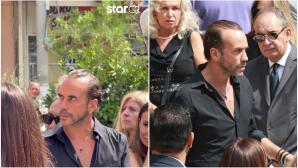 Κηδεία Γιώργου Μαζωνάκη: Συντετριμμένος Ο Πάνος Μουζουράκης