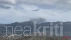 Λασίθι: Φωτιά σε χαμηλή βλάστηση στην περιοχή Χώνος