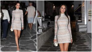 Αλεξάνδρα Νίκα: Κομψή και glam εμφάνιση στα σοκάκια της Μυκόνου