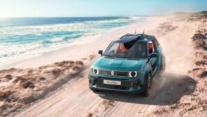 Η Renault παίζει στην έδρα της στην έκθεση αυτοκινήτου στο Παρίσι
