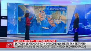 Καιρός: Σε Κόκκινο Συναγερμό 9 Περιοχές Λόγω Κακοκαιρίας
