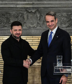Κυριάκος Μητσοτάκης Βολοντίμιρ Ζελένσκι