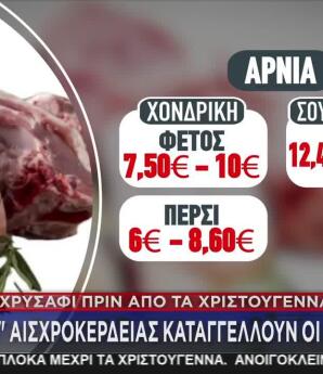 Χριστουγεννιάτικο Tραπέζι Aπό «Xρυσάφι»: Οι Tιμές