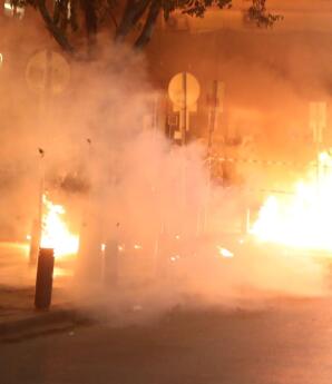 βόμβες μολότοφ Θεσσαλονίκη