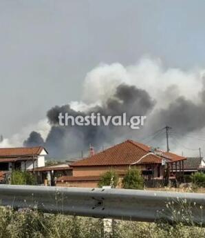 Χαλκιδική: Φωτιά Στη Νέα Καλλικράτεια
