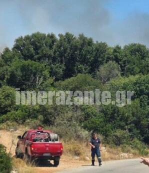 Ζάκυνθος: Φωτιά Στον Μαραθιά