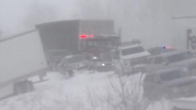 Μίσιγκαν: Καραμπόλα 100 Οχημάτων Μέσα Στο Χιόνι