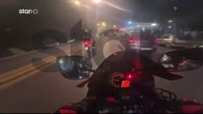 Νέα Ιωνία: Βίντεο Με Μοτοσικλετιστή Να Τρέχει Με 157 Χλμ.