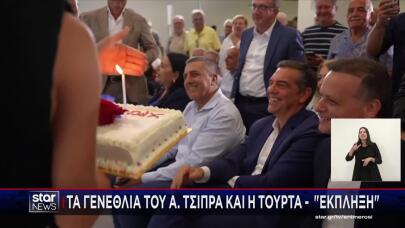 Αλέξης Τσίπρας: Η Τούρτα - Έκπληξη Για Τα Γενέθλιά Του