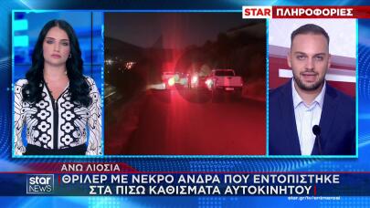 Άνω Λιόσια: Νεκρός Άνδρας Σε Αυτοκίνητο - Ψάχνουν Γυναίκα