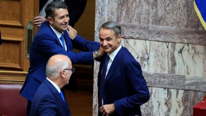 Γιώργος Μυλωνάκης Κυριάκος Μητσοτάκης