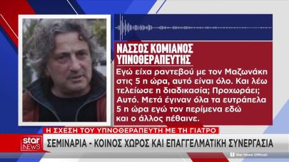 Υπόθεση Μαζωνάκη: Η Σχέση Υπνοθεραπευτή - Γιατρού