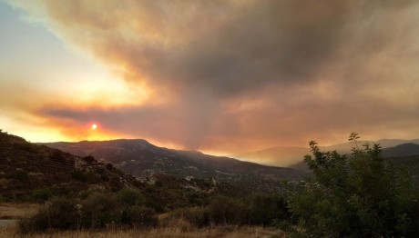 Λεμεσός: Σε Ύφεση Η Φωτιά