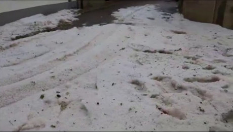 Έντονη Χαλαζόπτωση Στη Friuli Venezia Giulia Της Ιταλίας