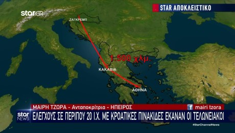 Τελωνείο Κακαβιάς: Έλεγχος σε 20 Οχήματα Κροατών Οπαδών