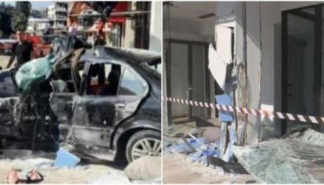 Κηφισίας: Αυτοκίνητο «εισέβαλε» σε κατάστημα σπάζοντας την τζαμαρία