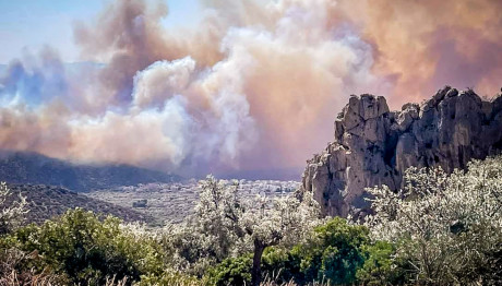 Φωτιά Βοιωτία: Απομάκρυναν Κατοίκους Δια Θαλάσσης