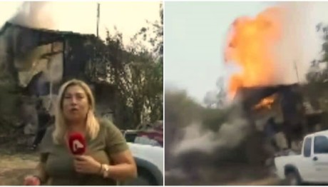 Αλεξανδρούπολη: Η στιγμή της έκρηξης σε σπίτι σε ζωντανή μετάδοση