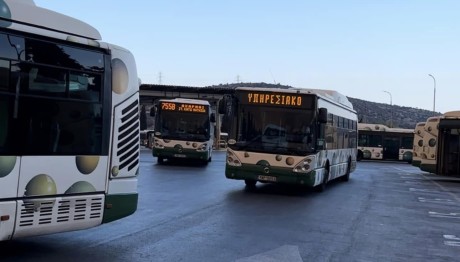 Άνω Λιόσια: Aπομακρύνθηκαν 161 λεωφορεία από το αμαξοστάσιο της ΟΣΥ