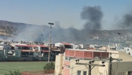 Μαγνησία: Φωτιά στην περιοχή Άσπρες Πεταλούδες - Μήνυμα από το 112