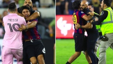 Μέσι: Ο Σωματοφύλακάς Του Σταμάτησε Εισβολέα