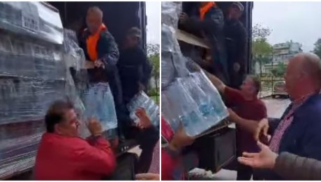 Κακοκαιρία Daniel: Μάχη για ένα μπουκαλάκι νερό στον Βόλο