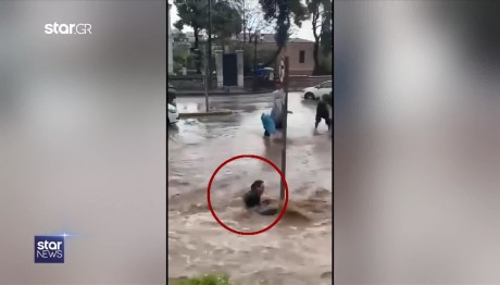 Κακοκαιρία Daniel: Κλειστός ο σταθμός μετρό «Ευαγγελισμός» λόγω πλημμύρας