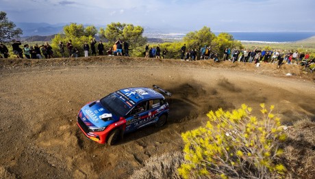 Οι Αθανασούλας-Ζακχαίος με Hyundai i20 N Rally2 στο Ράλλυ Ακρόπολις