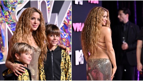 Shakira: Με εκρηκτική τουαλέτα στα MTV και αγκαλιά με τους γιους της