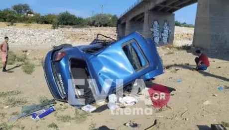 Εύβοια: Τροχαίο Με Ένα Νεκρό Στη Γέφυρα Στο Βασιλικό