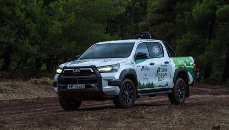 Η Toyota καθάρισε τα βουνά όπου έγινε το Ράλλυ Ακρόπολις