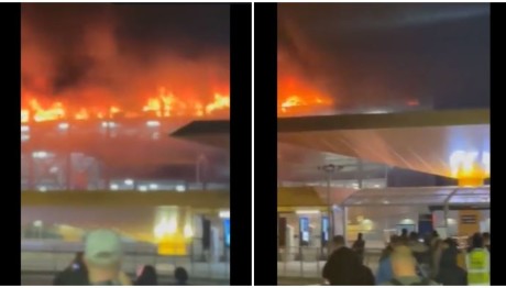 Λονδίνο: Aναστολή πτήσεων στο αεροδρόμιο του Λούτον λόγω πυρκαγιάς