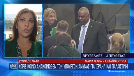 Μαρία Ψαρά σύνοδος ΝΑΤΟ