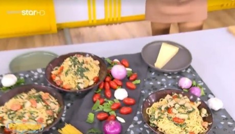 Κοτόπουλο Τοσκάνης Με Μακαρόνια