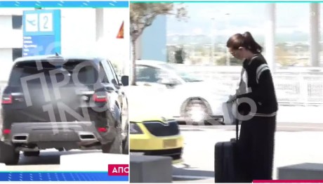 Αργυρός - Νίκα: Η στιγμή που την αφήνει με το τζιπ του στο αεροδρόμιο