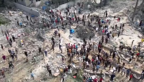 Η Γάζα Μετά Από Μπαράζ Βομβαρδισμών - Εικόνες Από Drone