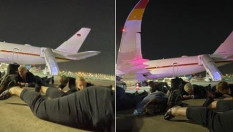 Συναγερμός στο αεροπλάνο του Σολτς στο Τελ Αβίβ