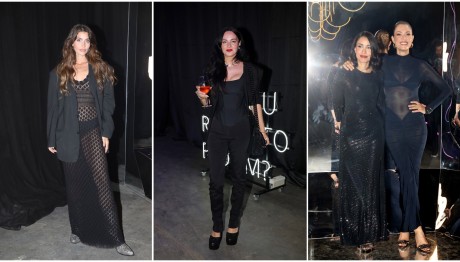 Λαμπερές εμφανίσεις σε εκδήλωση- Κυριάρχησαν το «μαύρο» και οι «διαφάνειες»