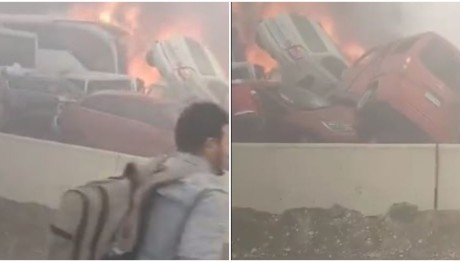 Αίγυπτος: Σοκάρουν οι εικόνες καραμπόλας αυτοκινήτων -Τουλάχιστον 35 νεκροί