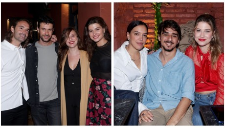 Οι πρωταγωνιστές του «Σασμού» στα εγκαίνια του μαγαζιού των Παππά - Λάζαρη