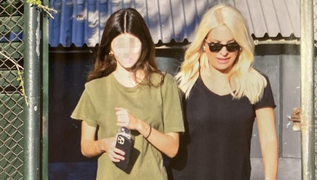 Ελένη Μενεγάκη: Στην Προπόνηση Τένις Της Κόρης Της, Βαλέριας