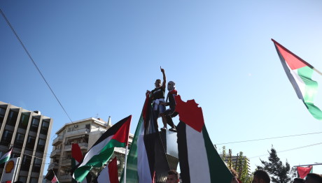 Πορεία στην πρεσβεία του Ισραήλ