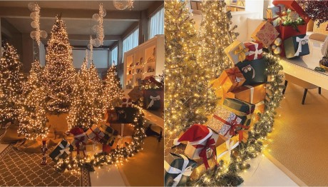 Χριστουγεννιάτικη Διακόσμηση Σαλονιού