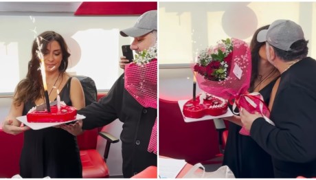 H έκπληξη του Αρναούτογλου στη σύντροφό του για τα γενέθλιά της